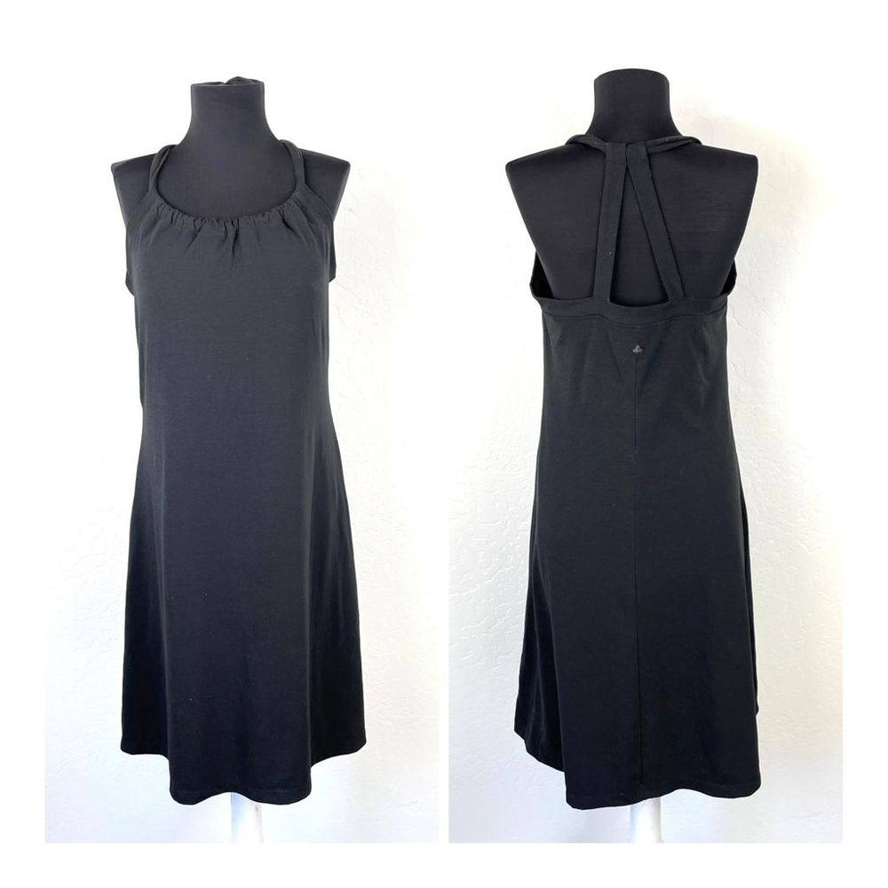 Prana Black Midi Tank Dress